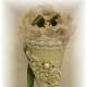 Pale Green Christmas Tusie Mussie