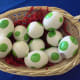 Yoshi eggs for decorating a Yoshi-themed party!