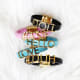 Easy to make friendship bracelets with alphabet slide charms. Modern, stylish and cool!