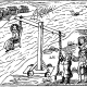 Dunking Stool - Held underwater as punishment for being a public nusiance.
