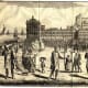 Spanish Inquisitors burn male and female witches. Click to enlarge.