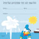 Free Donald Duck Printable Invite