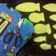 Supplies to create fish and other sea life creatures for fishing game.