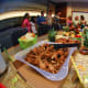 Barbeque pork buffet.