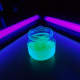 Glowing Jello made with tonic water.