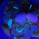 Eggs in the shell will have a red/purple glow.