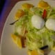 The salad in normal light.