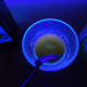 Olive oil glows bright orange.