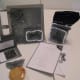 Biker theme, magnetic frame, favor bags, and invitations, all hand-crafted.