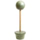 Basic construction of any topiary. Includes Floral foam and a stem.
