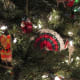 Here's one of the Victorian fan ornaments on my Christmas tree.