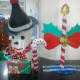 Snow Man from Empty Soda Plastic bottle