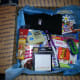 After the Passover essentials, I add other goodies and things they need. I always keep a supply of small, easy to pack treats.