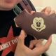 A big bat-Mickey cookie.