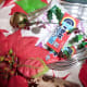 Another last minute grocery/convenient store idea - take a bunch of candy, gum, magazines, put them on a platter or a in a fancy box and hope no one notices your last ditch effort... at least you gave them something!