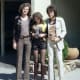 1970s fashions, anonymous man with Loretta Bezzini & Lars Jacob in clothing by Gul & Blå (public domain).