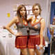You might see girls wearing these "sexy" Hogwarts costumes, but keep in mind—this isn't what students dressed like at Hogwarts. These girls surely would've had some house points taken away for dressing like this!