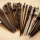 Check out these DIY Harry Potter wands! They even went the extra mile and broke Ron's wand in half!