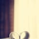 His and her wedding rings in book