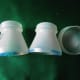 3. Cut out the yogurt bottle into three parts - top, middle and bottom