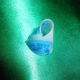 5. Form a cone from the middle part of the yogurt bottle