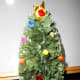 3. Mini Christmas tree decorated with beads