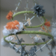 Another chandelier we made, this one more colorful.