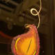 Browns and yellow Fall leaf shape