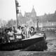 Sinterklaas arrives in Amsterdam in 1846