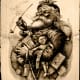 The Illustrator Thomas Nast was born in Germany, but emigrated to the USA. His depiction of Santa Claus is said to have been heavily based on Pelsnickel from his homeland.