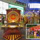 The Ion Orchard Express during Christmas 2017. Shoppers could hop onto this locomotive for a festive ride, one that's comes with animations of European countryside scenery.