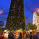 Singapore's world famous Gardens by the Bay hosts elaborate Christmas events each year. The centerpiece of this celebration is always an immense Italian luminarie.
