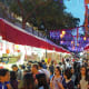 The festive stalls.