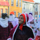 The mummers parade in downtown St. John's, NL