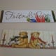Some card designs lend themselves to vertical bookmarks and others to horizontal like the ones in this photo.