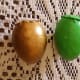 Dry, painted confetti Easter eggs!