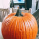 This is the pumpkin I picked out at my local pumpkin patch.