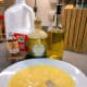 Lightly beat two eggs with vanilla extract and cinnamon in a bowl.