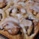 A completed pan of my vegan sweet rolls