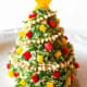 Christmas tree cheese ball
