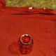 Spread your t-shirt flat and place your bottle in the center.
