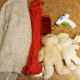 Materials needed to create a gnome.