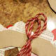 Secure your ribbon with hot glue to create a hook.