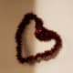 Either let your heart dangle from a curved edge . . .