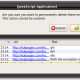 You can also use this database view to delete specific items from Lazarus. If, for instance, you provided your social security number in a web form, you may want to delete that information if someone else is using the computer after you.