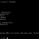 FreeNAS console setup menu.