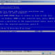 Selecting the blank virtual hard drive to install Windows 2000 on