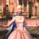 Princess Annaliese begins the famous duet in the courtyard.