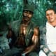Van Damme's attempt at smiling? Maybe?