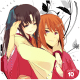 Kaoru hugging Kenshin